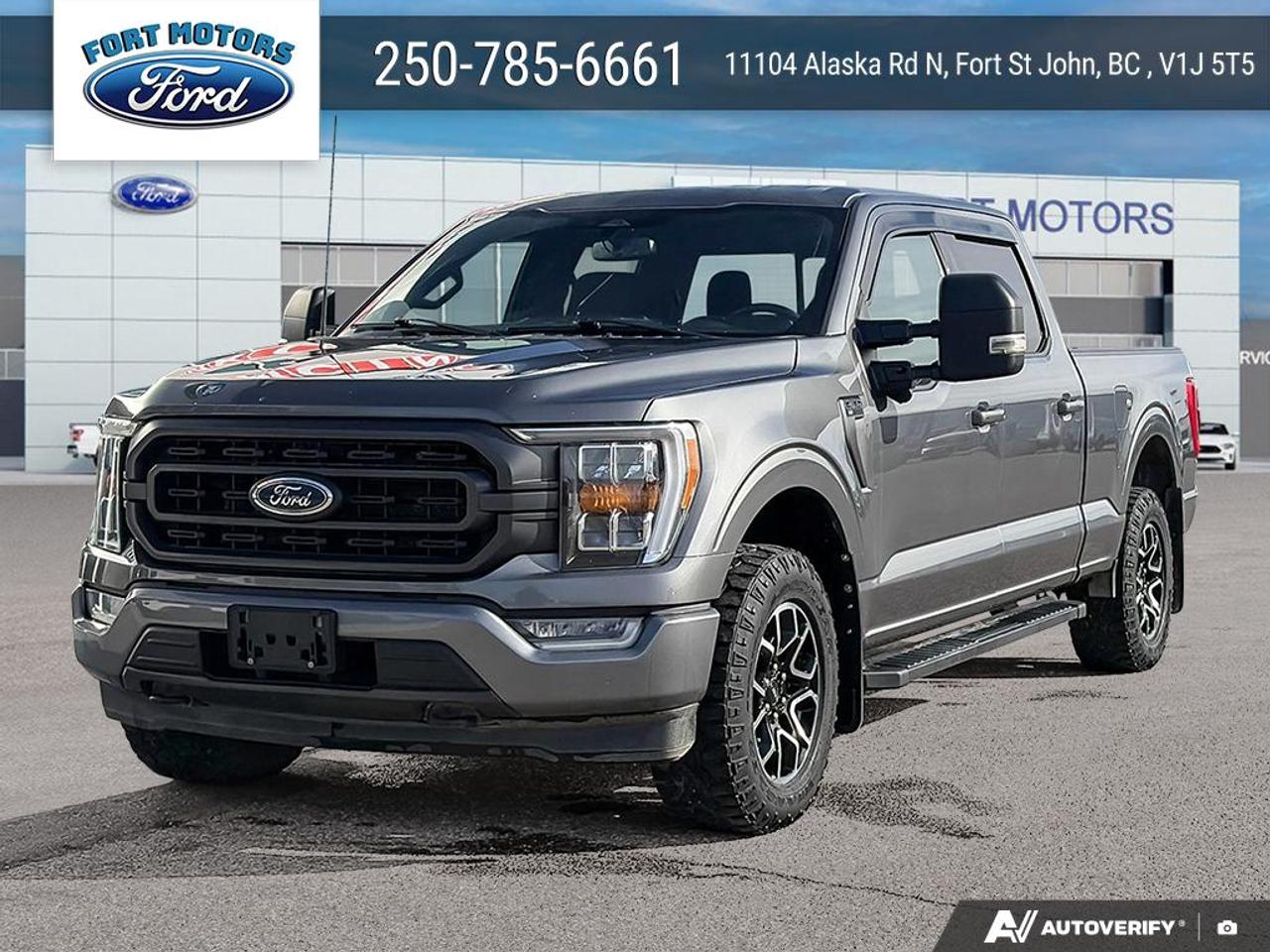 Gray (Carbonized Grey) 2023 Ford F-150 Pickup Truck Four-Wheel Drive Automatic