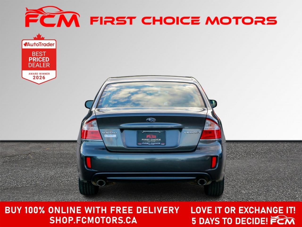 2009 Subaru Legacy 2.5I SPECIAL EDITION | FULLY CERTIFIED WITH WARRAN Photo
