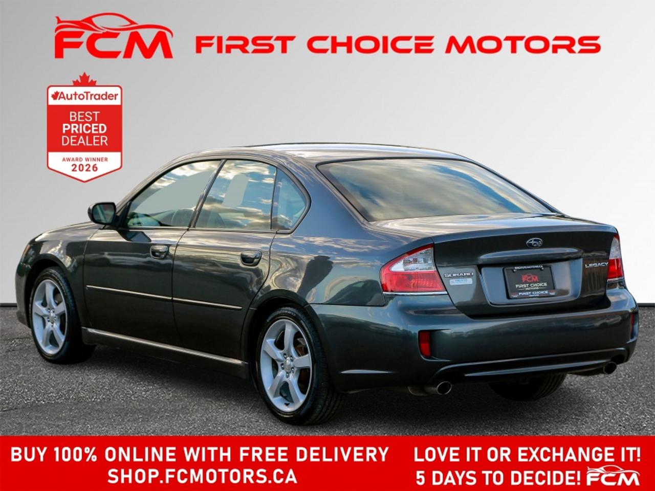 2009 Subaru Legacy 2.5I SPECIAL EDITION | FULLY CERTIFIED WITH WARRAN Photo