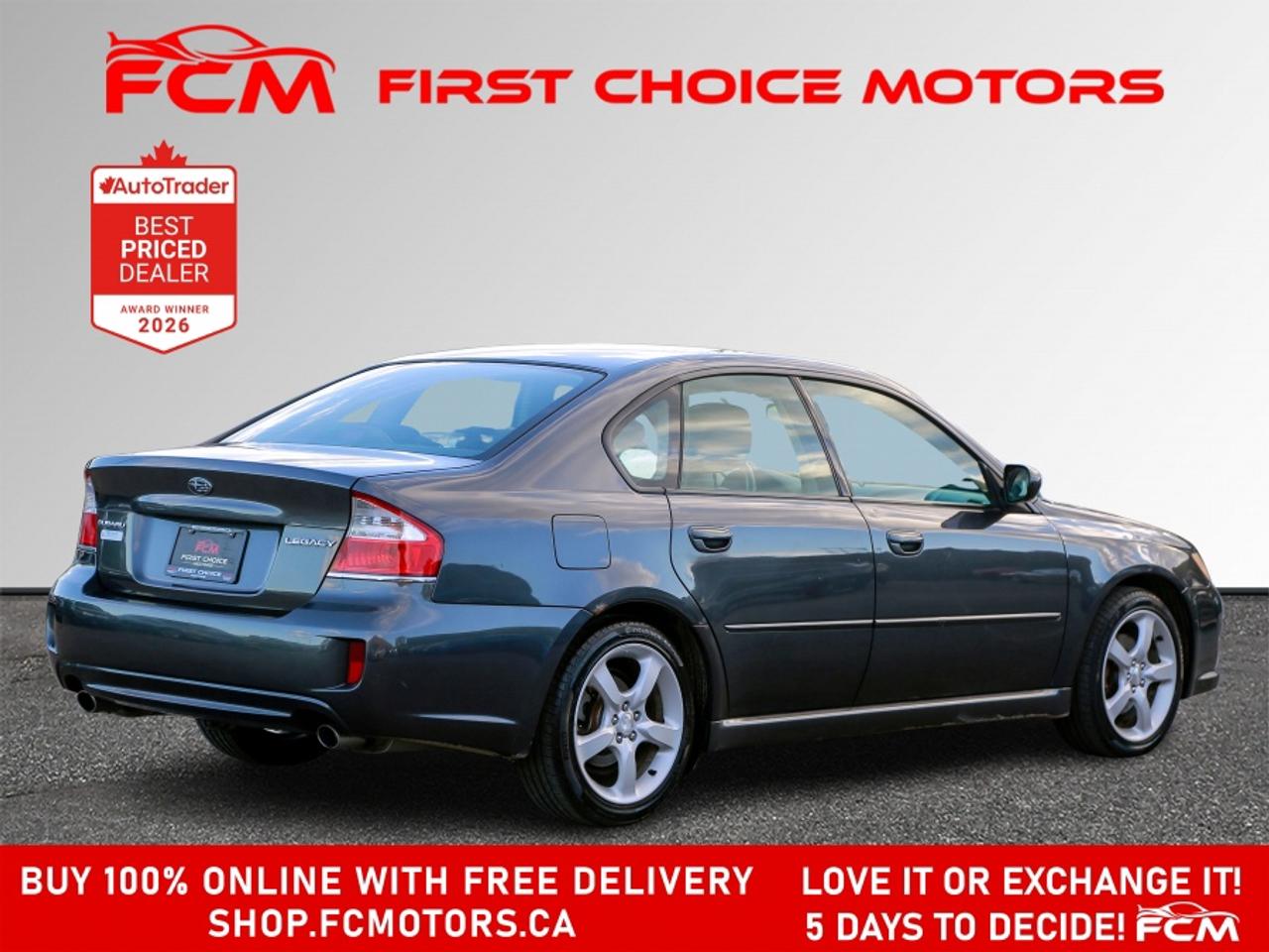 2009 Subaru Legacy 2.5I SPECIAL EDITION | FULLY CERTIFIED WITH WARRAN Photo