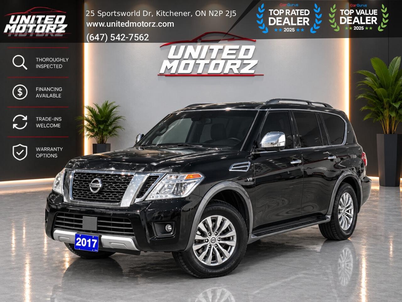 2017 Nissan Armada Platinum 4WD 5.6L V8~SAFETY CERTIFIED~ Photo0