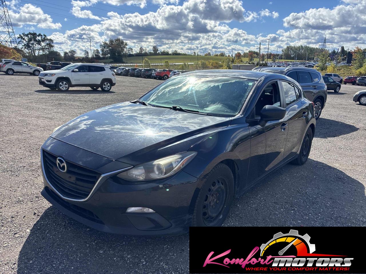 Black 2014 Mazda MAZDA3 Hatchback Front-Wheel Drive