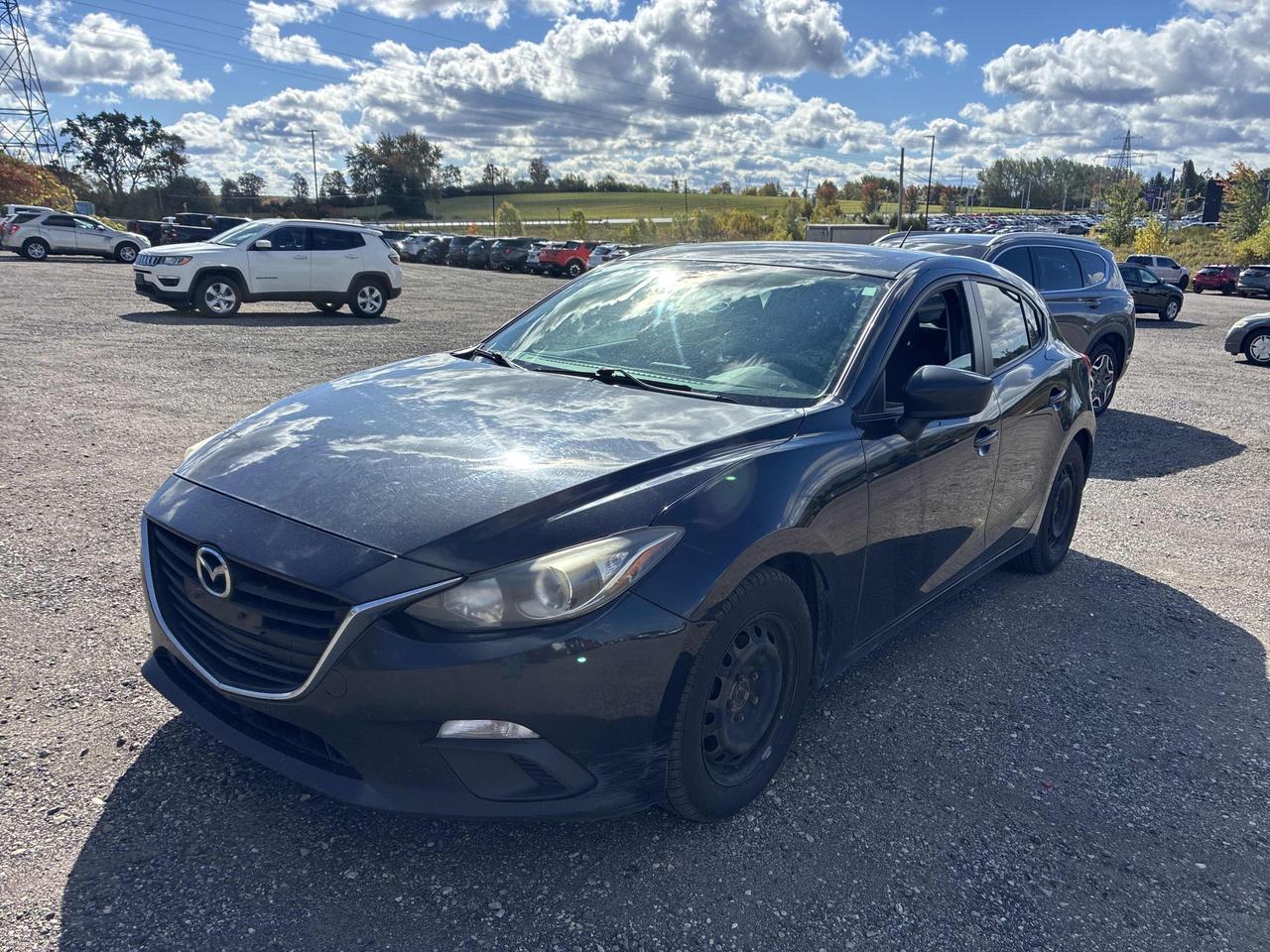 Black 2014 Mazda MAZDA3 Hatchback Front-Wheel Drive