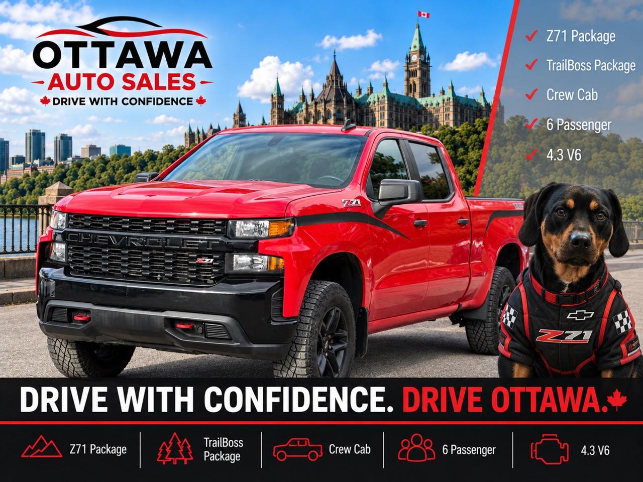 2019 Chevrolet Silverado 1500 Custom Trail Boss W/Z71 Photo0
