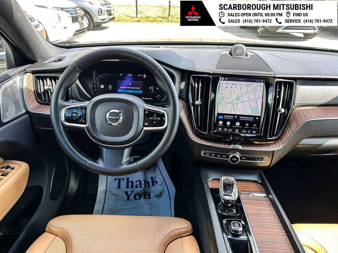 2023 Volvo XC60 Ultimate bright theme I heated steeling wheel  . Photo