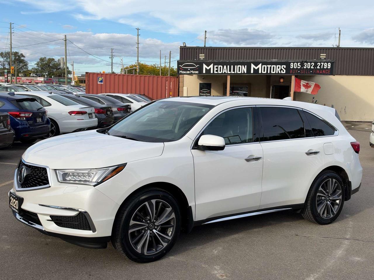2020 Acura MDX Tech SH-AWD  ACCIDENT FREE 1-OWNER FULL HISTORY MINT Photo
