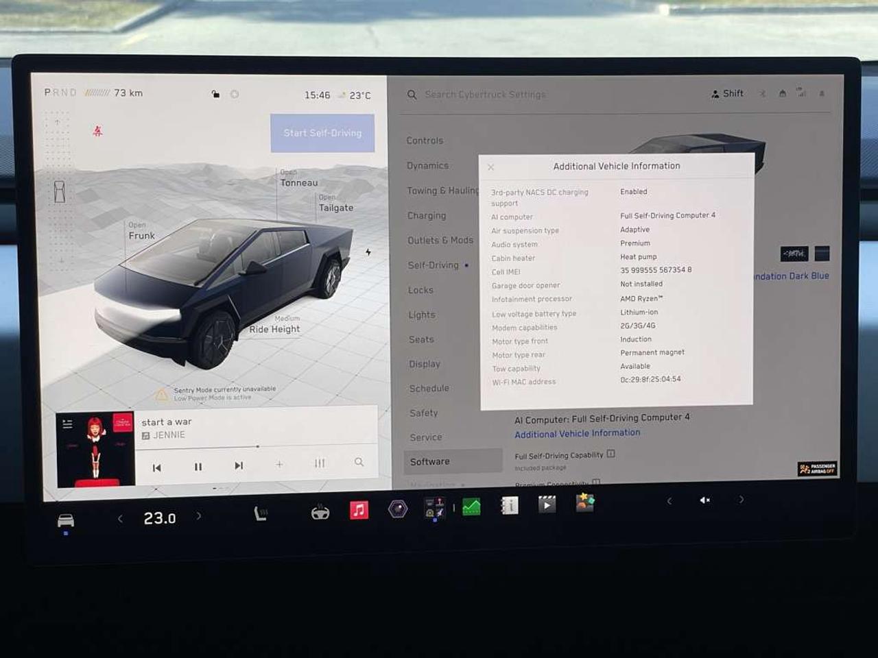 2024 Tesla Cybertruck FOUNDATION   1 Owner   Clean!   Beautiful Wrap! Photo