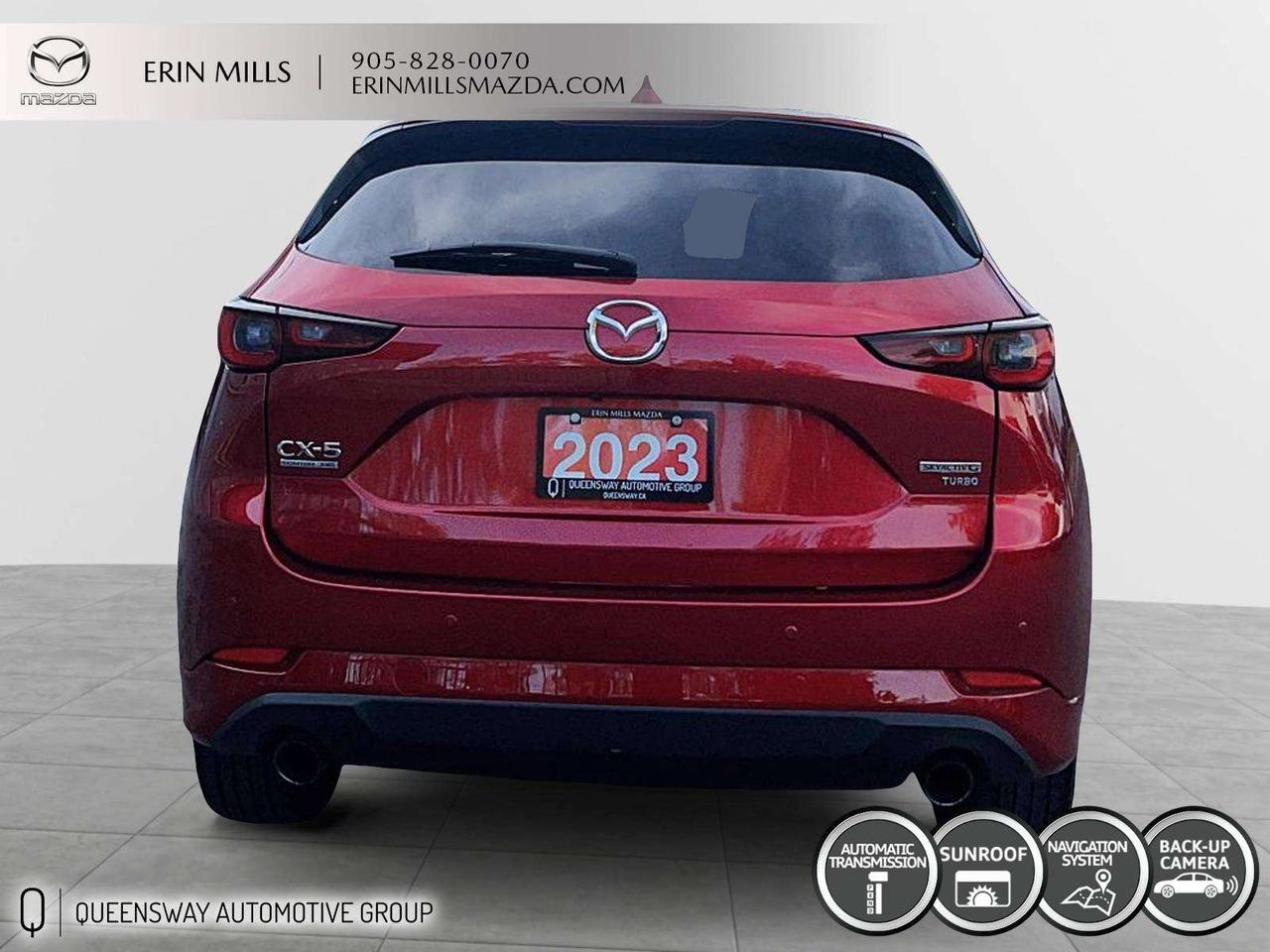 2023 Mazda CX-5 Signature ONE ONWER // CLEAN CARFAX // NAPPA LEATHER // 360 Photo4