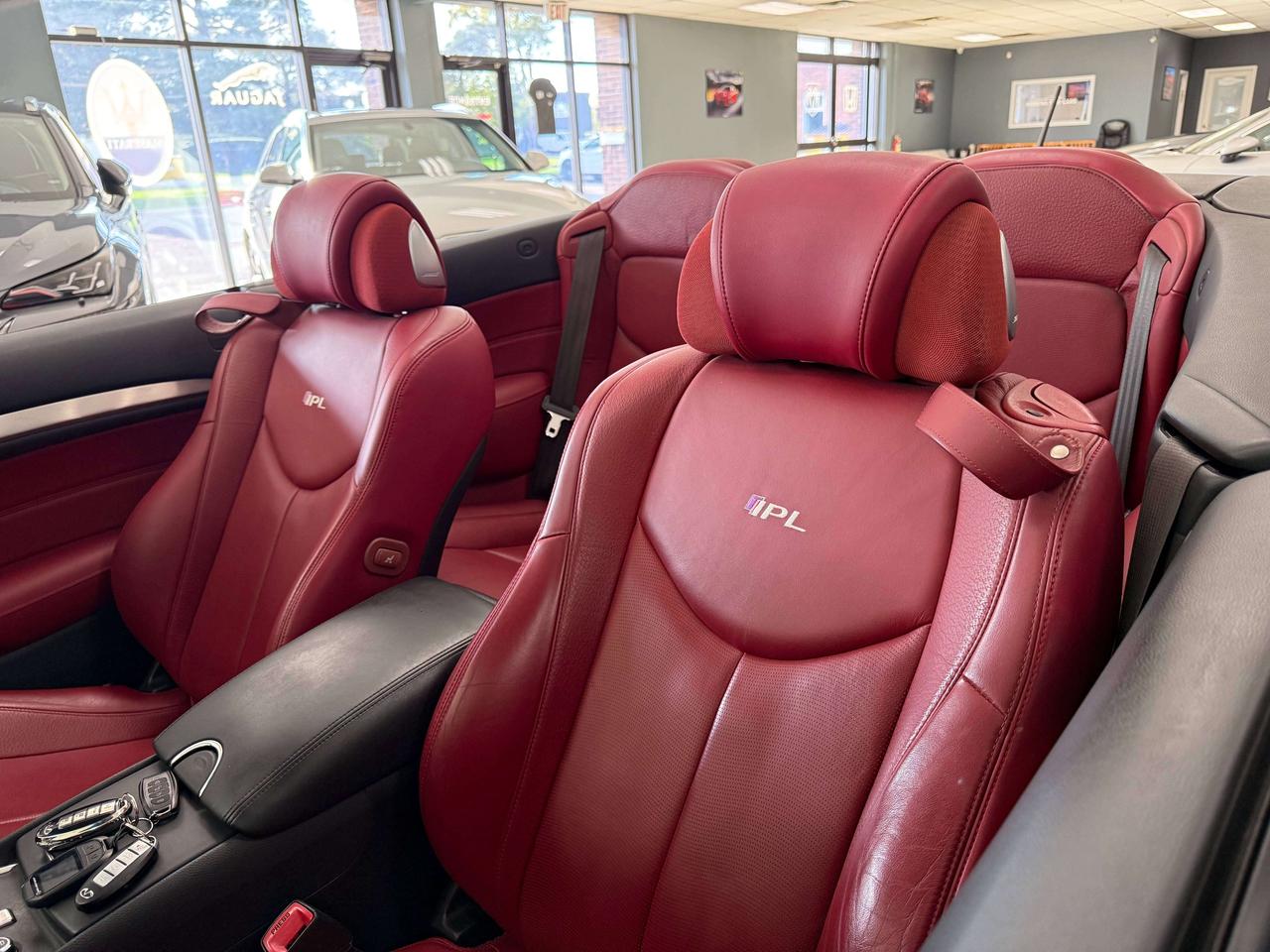 2015 Infiniti Q60 IPL Red Interior Photo