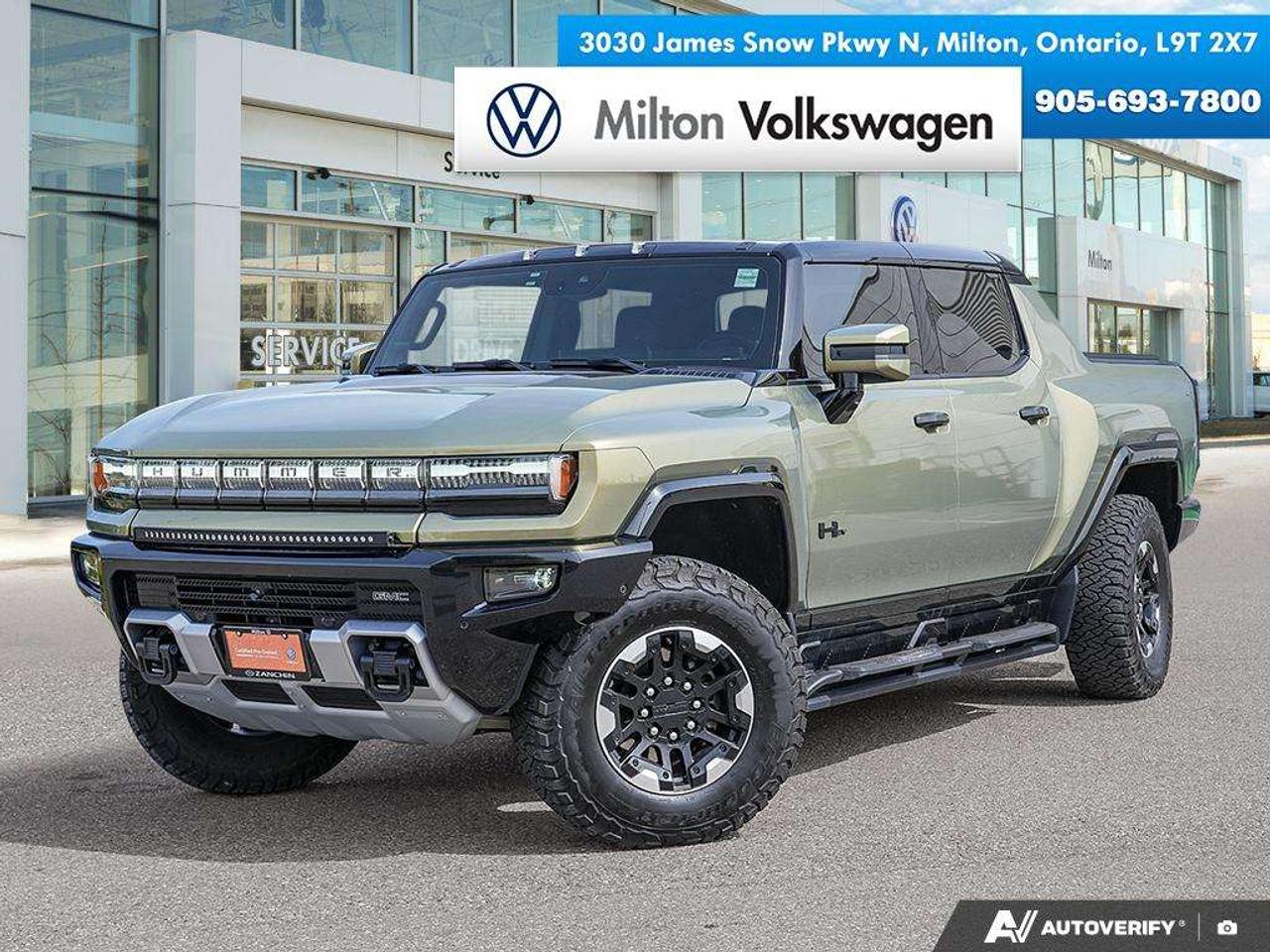 2023 GMC HUMMER EV Pickup Edition 1 EXTREME OFF-ROAD PKG   WRAPPED GREEN   SAFETY CHECKED Photo