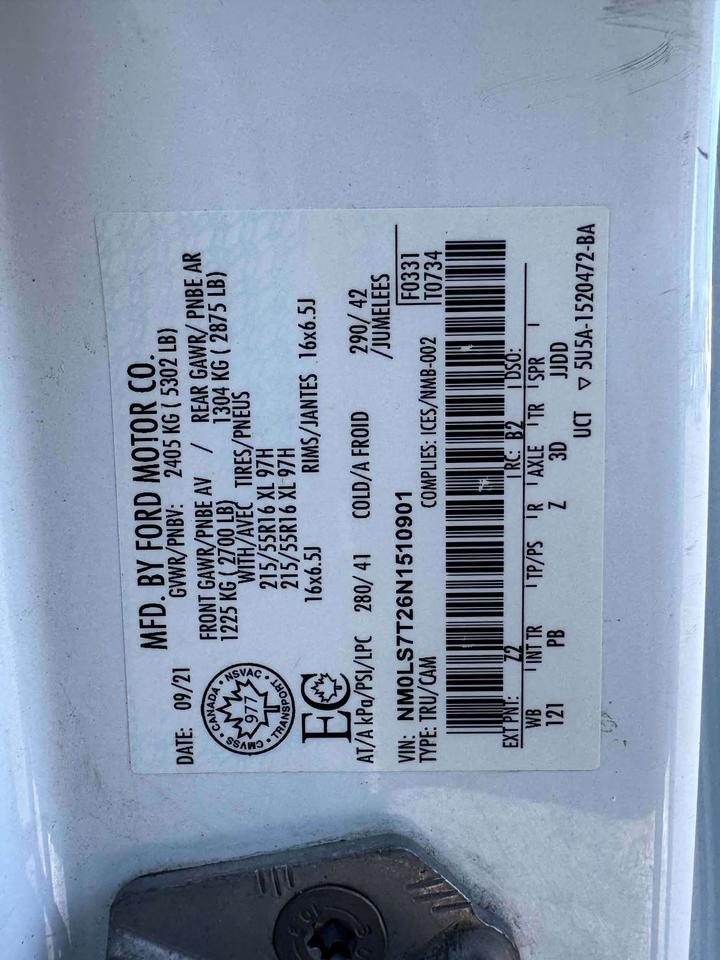 2022 Ford Transit Connect XLT - Low KM - Certified Photo
