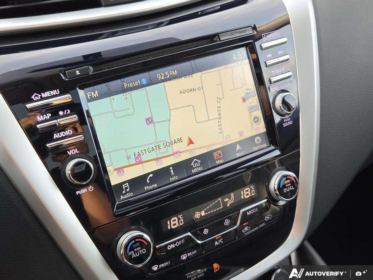 2018 Nissan Murano SL   ONE OWNER   NO CLAIMS   LTHER   PANO ROOF Photo
