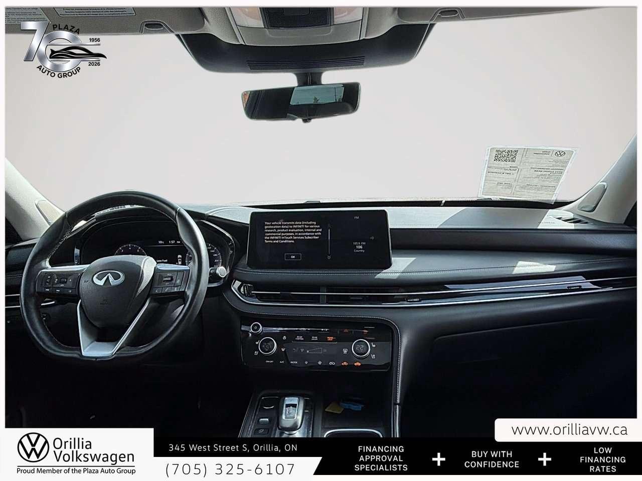 2023 Infiniti QX60 Sensory Panoramic Roof   360 Camera   Cooled Seats / Photo