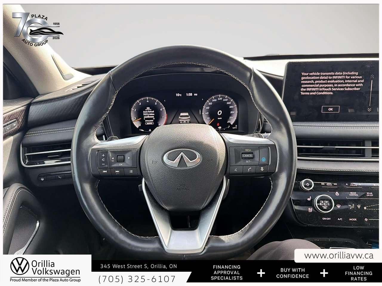 2023 Infiniti QX60 Sensory Panoramic Roof   360 Camera   Cooled Seats / Photo