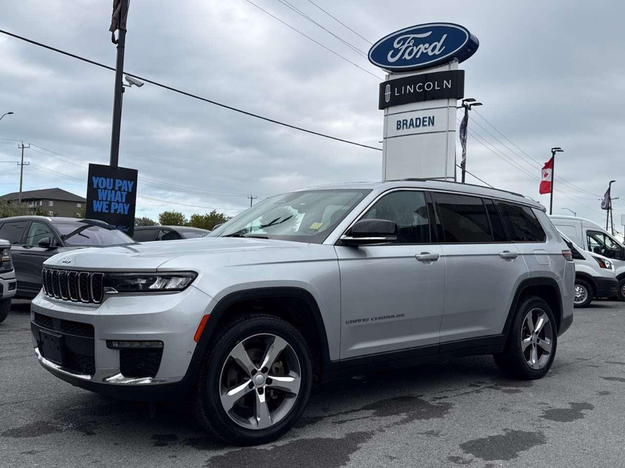 2022 Jeep Grand Cherokee LIMITED L   1 OWNER   LUXURY TECH PKG   MOONROOF Photo