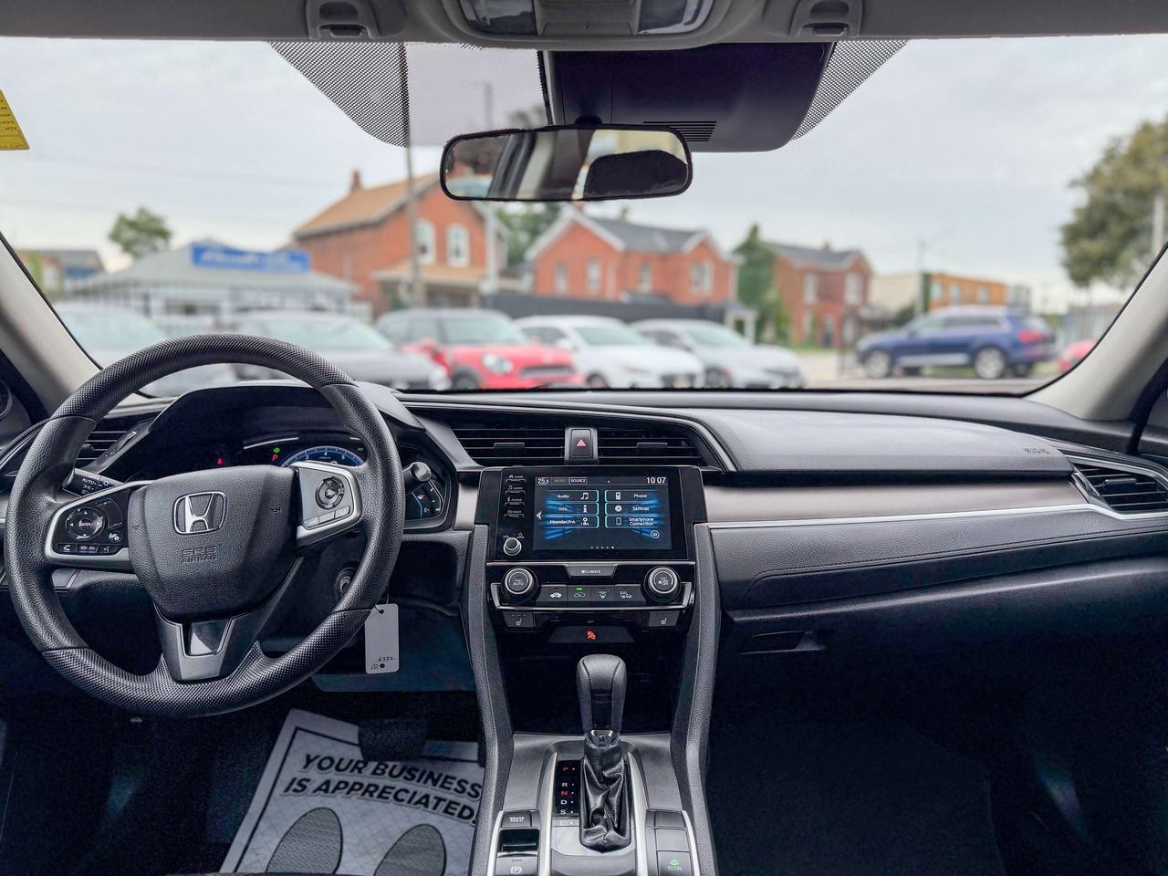 2019 Honda Civic LX/NO ACCIDENTS/LOW KM/CAMERA/ACC/LANE ASSIST/2.0L Photo