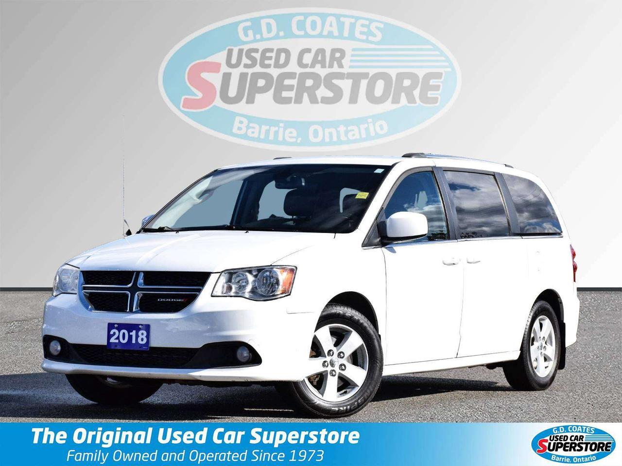 2018 Dodge Grand Caravan Crew Plus ~Nav ~DVD ~Cam ~Leather ~Power Doors Photo0