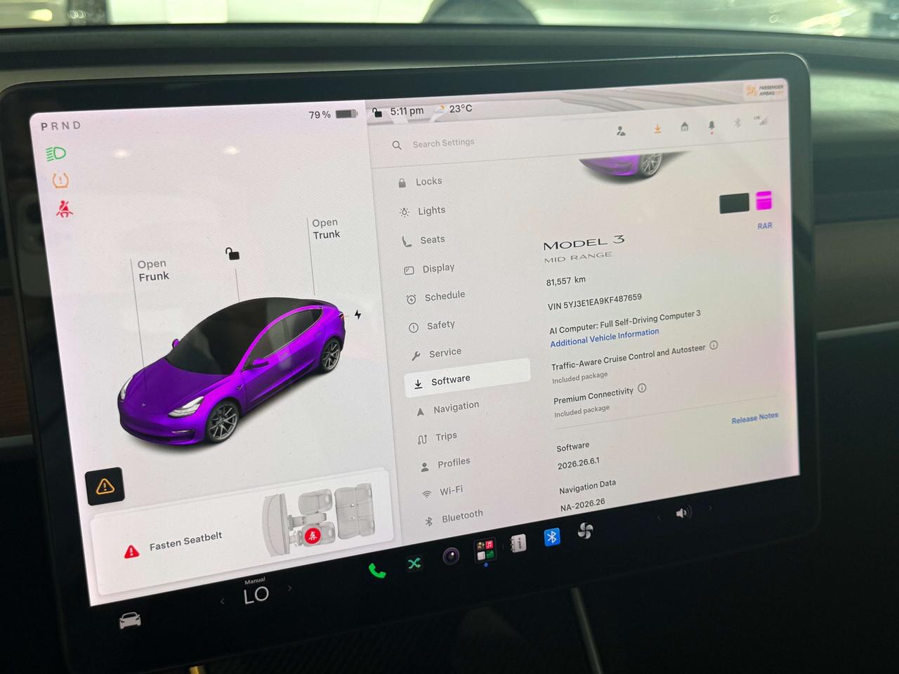 2019 Tesla Model 3 Mid Range l RWD l 425KM l TACC l Tesla Warranty l Photo