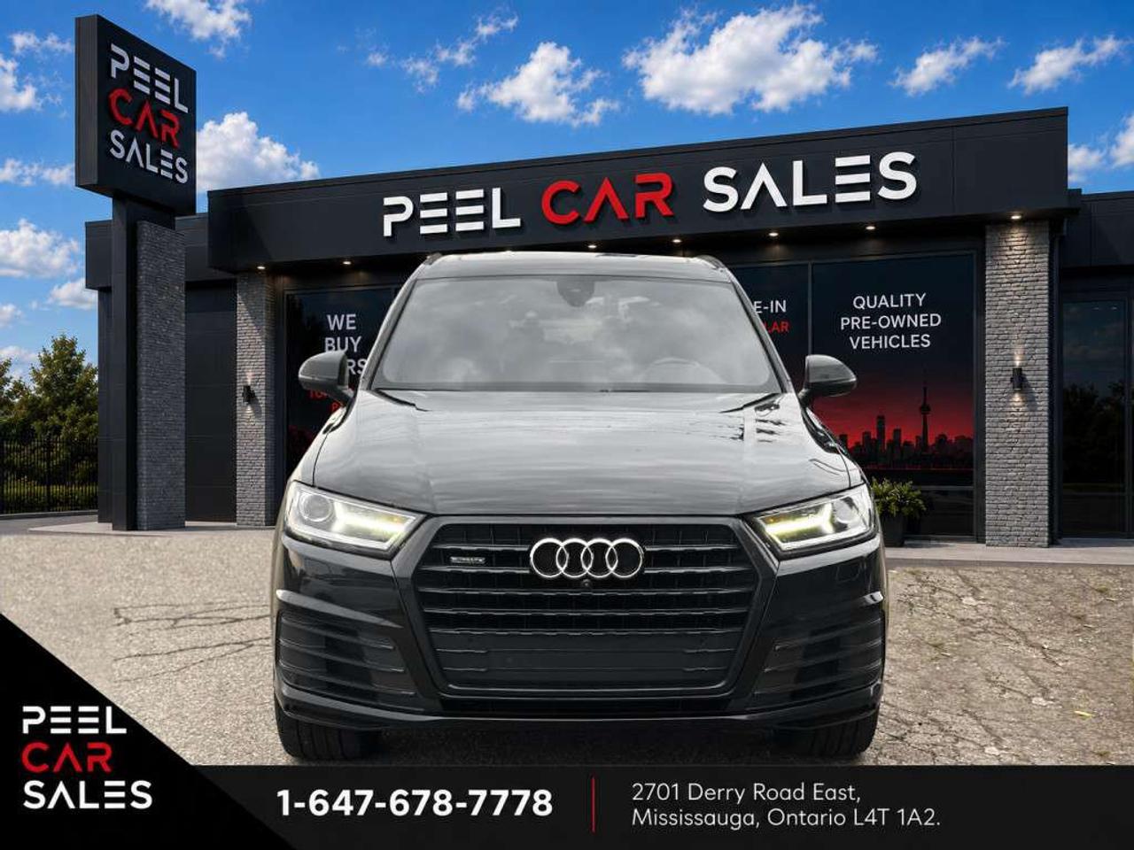2019 Audi Q7 3.0T Progressiv S-Line AWD PANO SUNROOF NAVIGATION SYSTEM Photo1