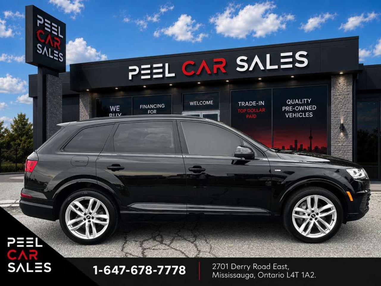 2019 Audi Q7 3.0T Progressiv S-Line AWD PANO SUNROOF NAVIGATION SYSTEM Photo