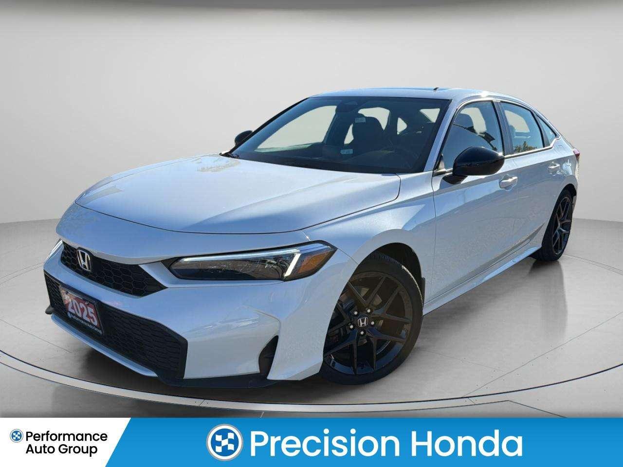 2025 Honda Civic Sport Hybrid CarPlay Rear Cam Sunroof Heated Seats Photo0