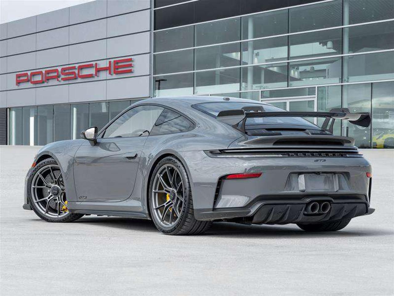 2025 Porsche 911 GT3 Coupe Weissach Pkg Porsche Ceramic Composite Brakes (PCCB) with Calipers in Yellow  Folding Ligh Photo