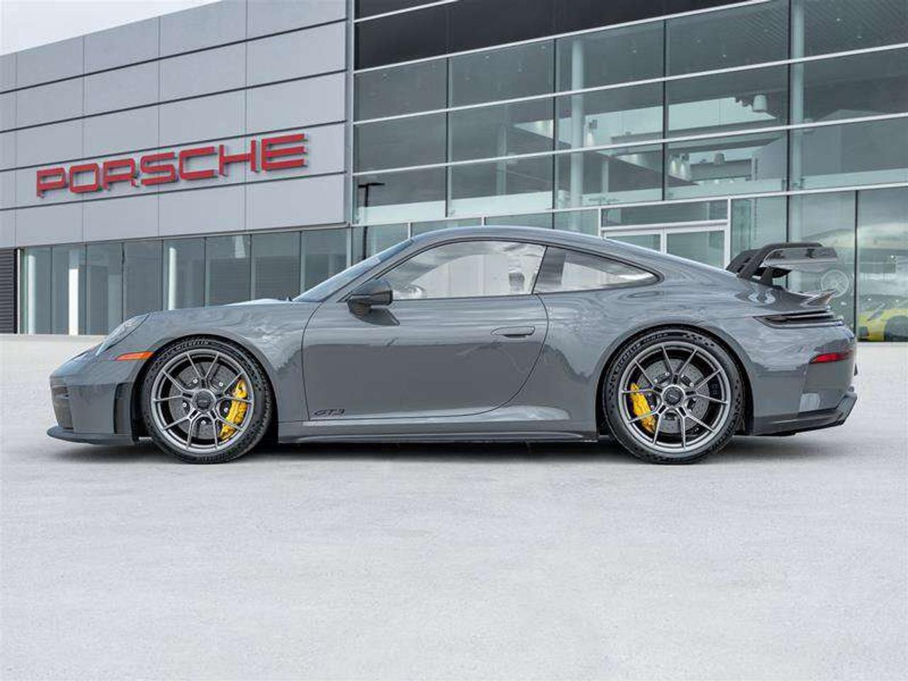 2025 Porsche 911 GT3 Coupe Weissach Pkg Porsche Ceramic Composite Brakes (PCCB) with Calipers in Yellow  Folding Ligh Photo