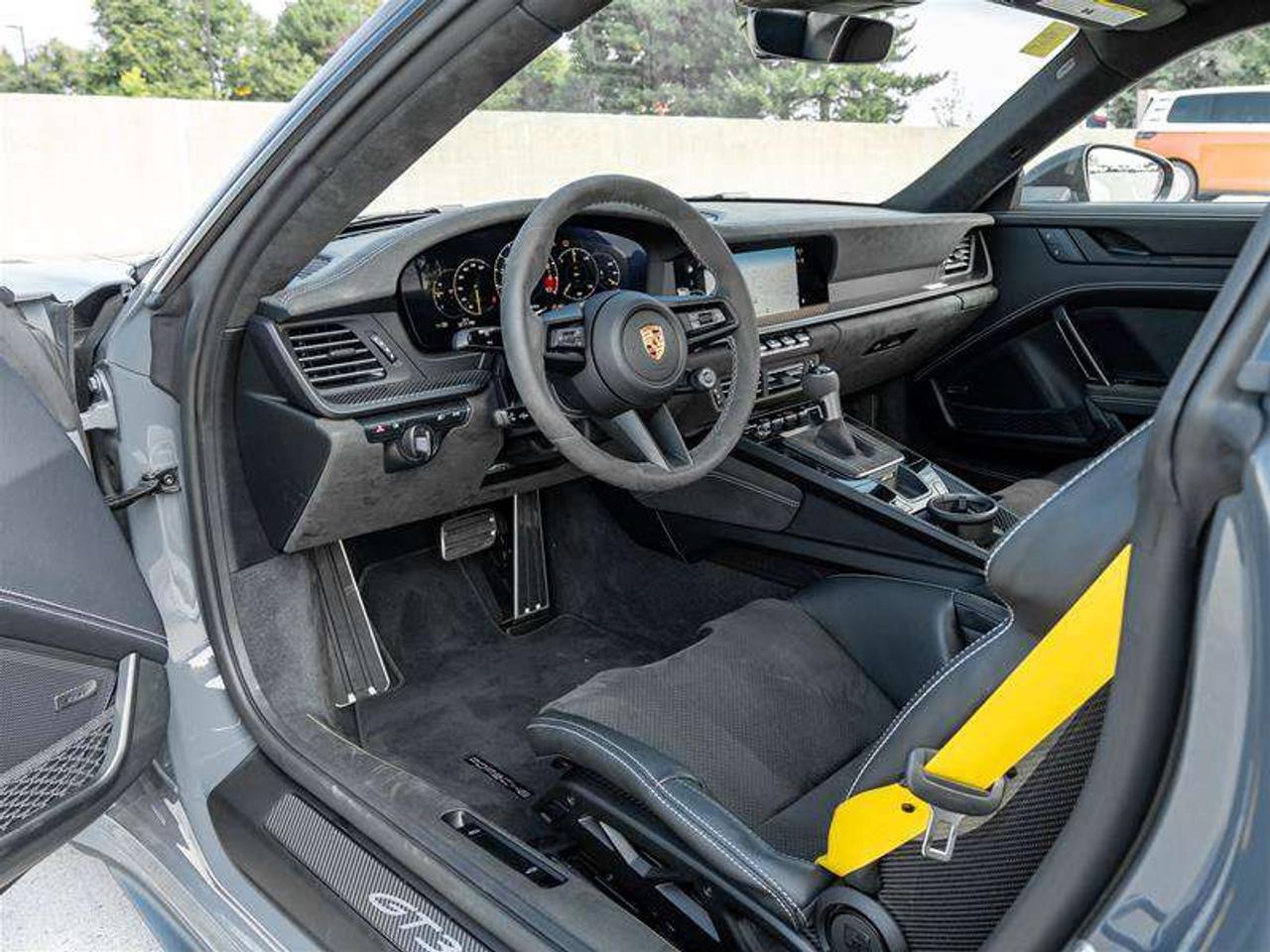 2025 Porsche 911 GT3 Coupe Weissach Pkg Porsche Ceramic Composite Brakes (PCCB) with Calipers in Yellow  Folding Ligh Photo