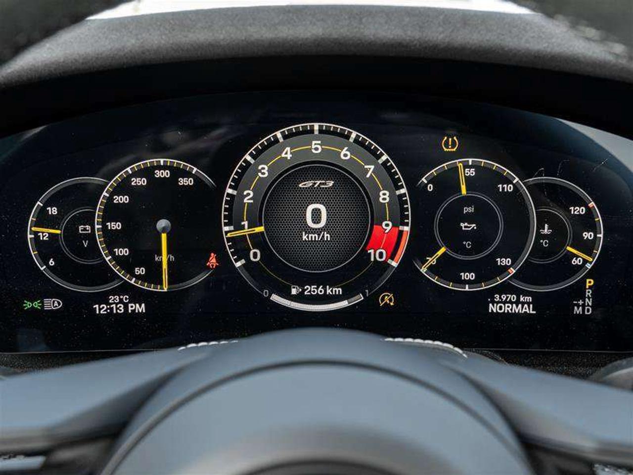 2025 Porsche 911 GT3 Coupe Weissach Pkg Porsche Ceramic Composite Brakes (PCCB) with Calipers in Yellow  Folding Ligh Photo