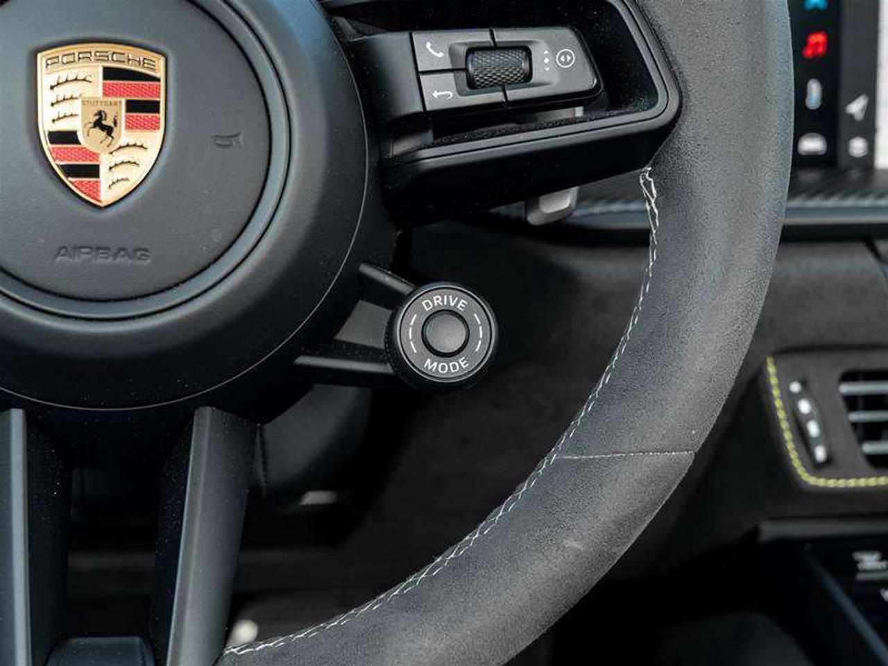 2025 Porsche 911 GT3 Coupe Weissach Pkg Porsche Ceramic Composite Brakes (PCCB) with Calipers in Yellow  Folding Ligh Photo