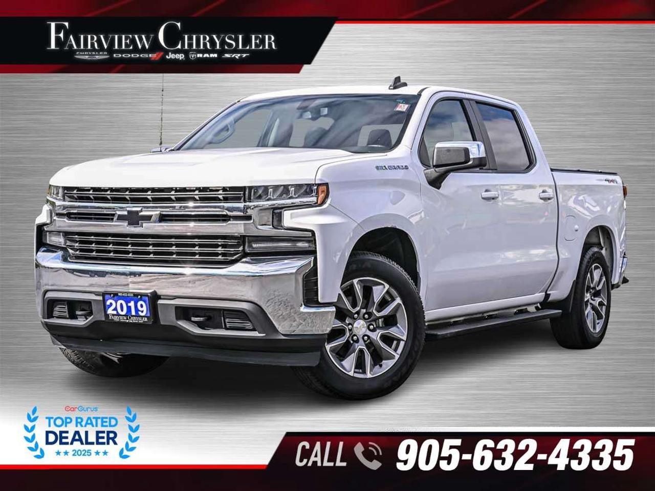 2019 Chevrolet Silverado 1500 Crew Cab Short Box 4-Wheel Drive LT HEATED SEATS   HEATED STEERING WHEEL   TOW PKG   SAFETY INCLUDED Photo0