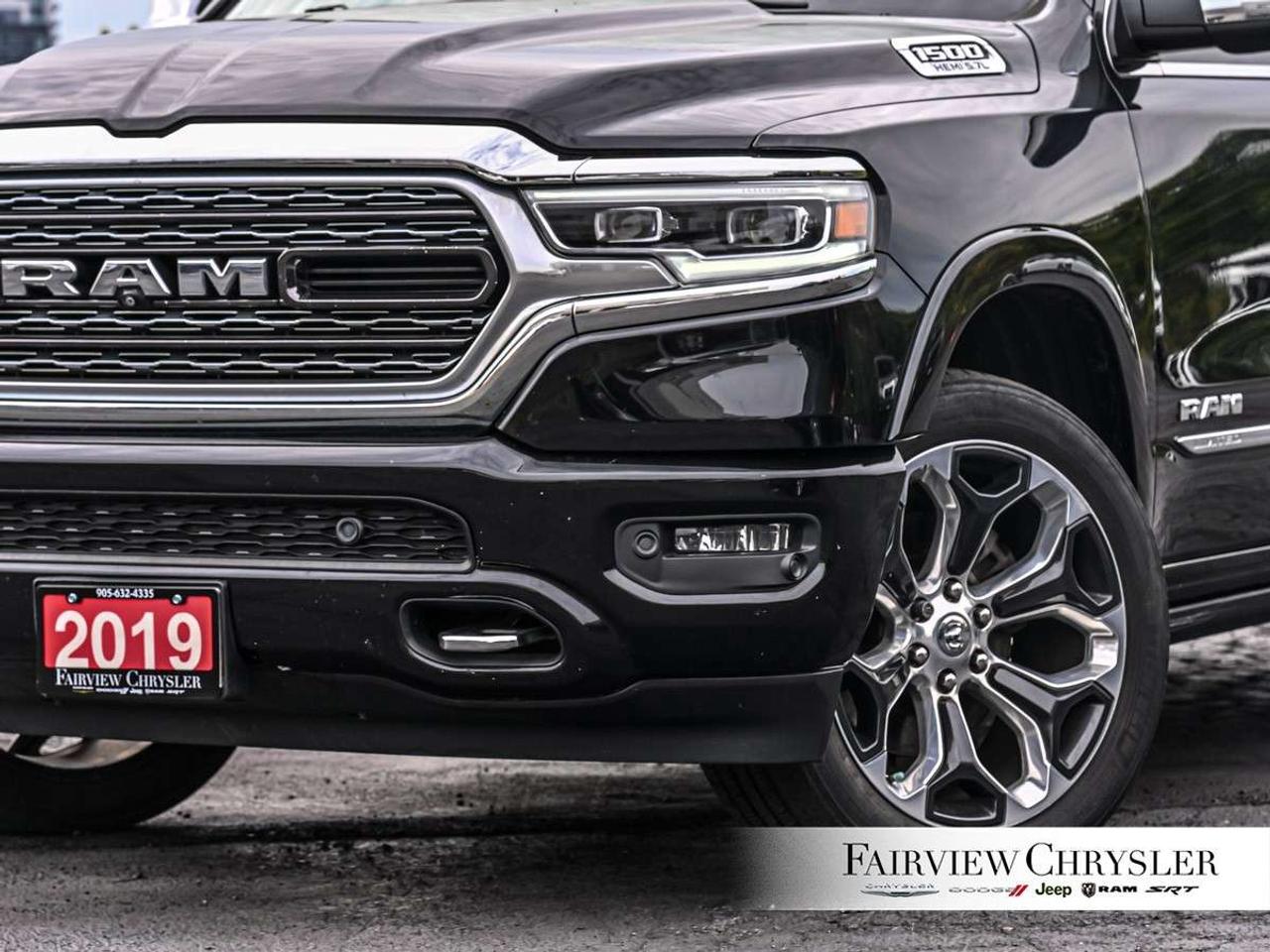 2019 RAM 1500 Limited 4x4 Crew Cab 5'7 Box PANO ROOF   LEATHER   CARPLAY   TOW PKG   3.92 REAR AXLE   BLIND SPOT   HARMAN/KARDON Photo