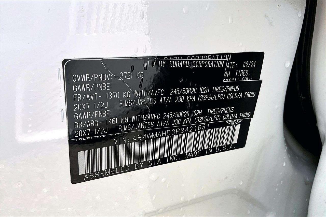 2024 Subaru ASCENT Onyx   Heated Seats   Leather   Sunroof Photo