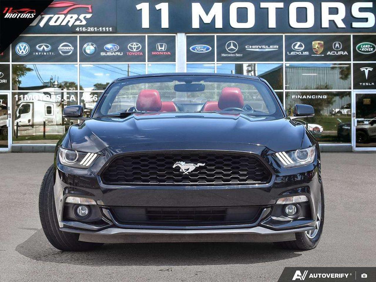 2015 Ford Mustang 2dr Conv EcoBoost Premium   NO ACCIDENTS Photo1