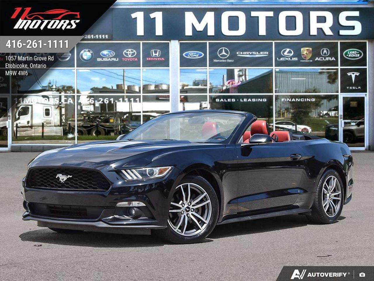 2015 Ford Mustang 2dr Conv EcoBoost Premium   NO ACCIDENTS Photo0