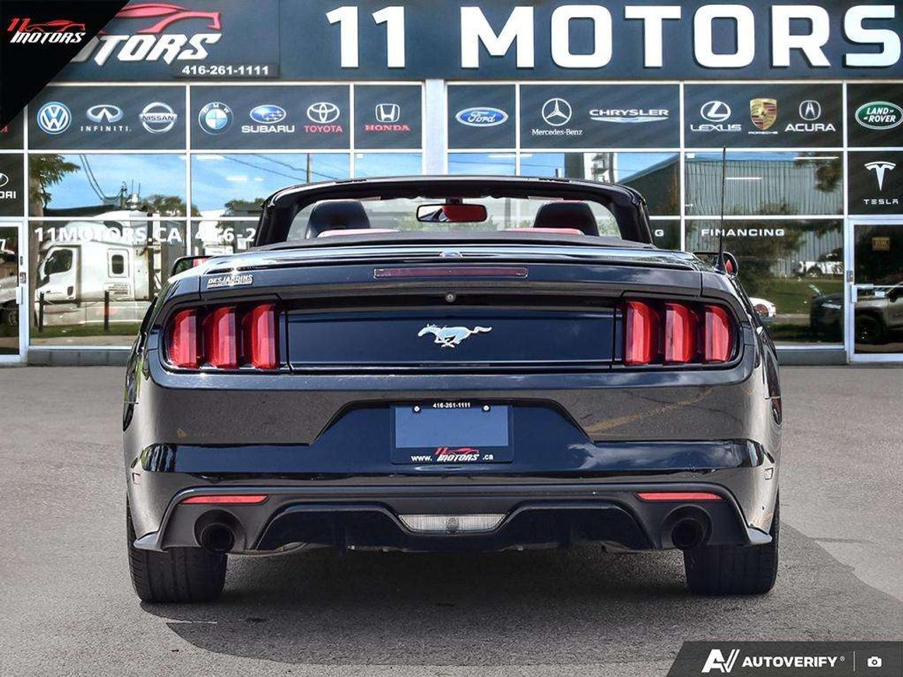 2015 Ford Mustang 2dr Conv EcoBoost Premium   NO ACCIDENTS Photo4