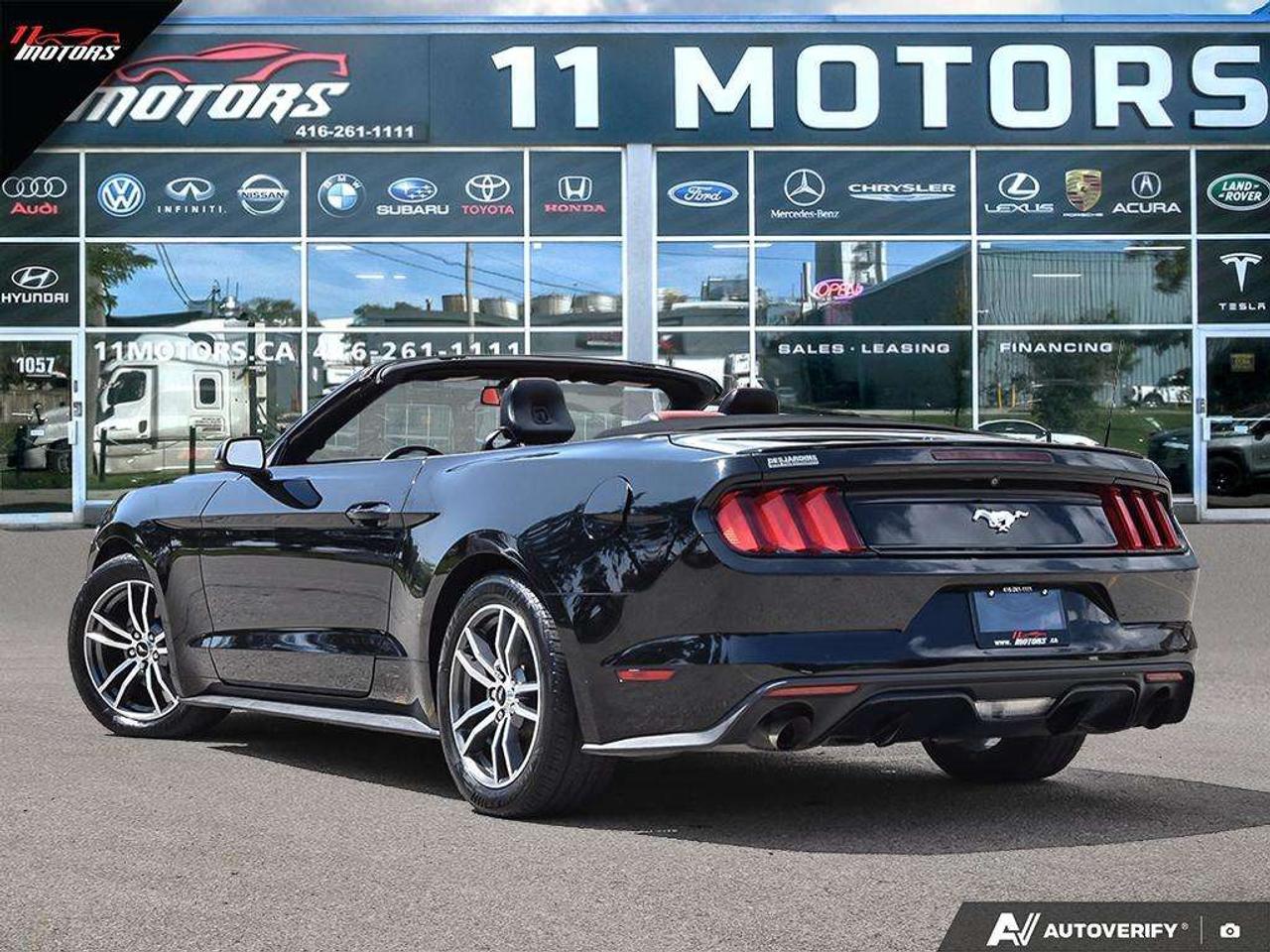 2015 Ford Mustang 2dr Conv EcoBoost Premium   NO ACCIDENTS Photo3