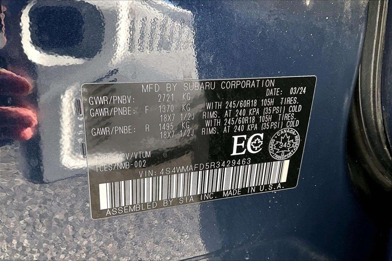 2024 Subaru ASCENT Touring   AWD   Remote Start   Blind Spot Photo