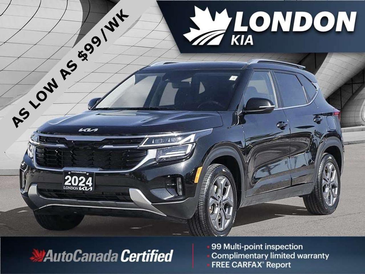 2024 Kia Seltos EX   AWD   Leather   Sunroof   Apple CarPlay   Heated Steering Wheel Photo