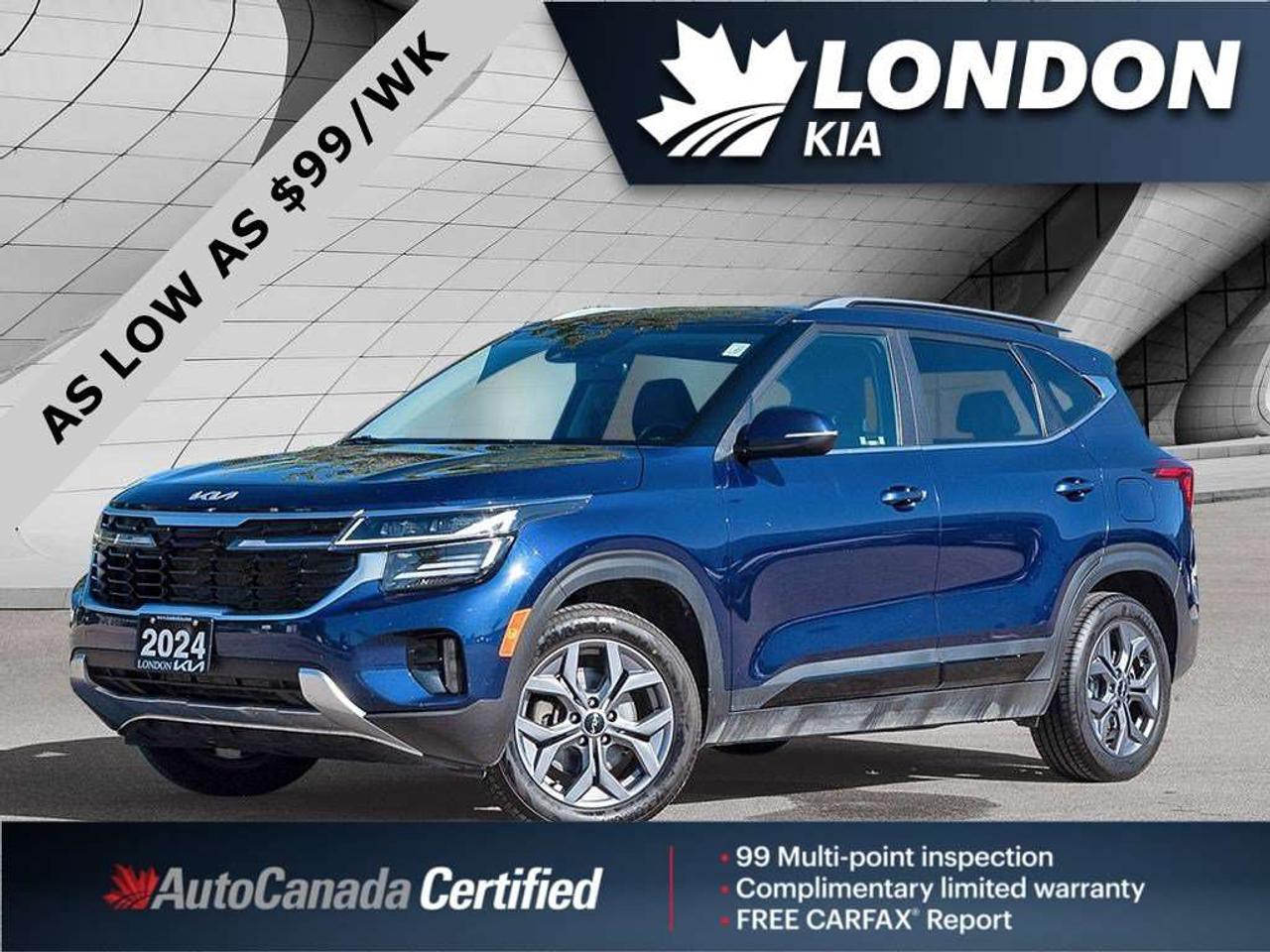 2024 Kia Seltos EX   AWD   Leather   Sunroof   Apple CarPlay   Heated Steering Wheel Photo0