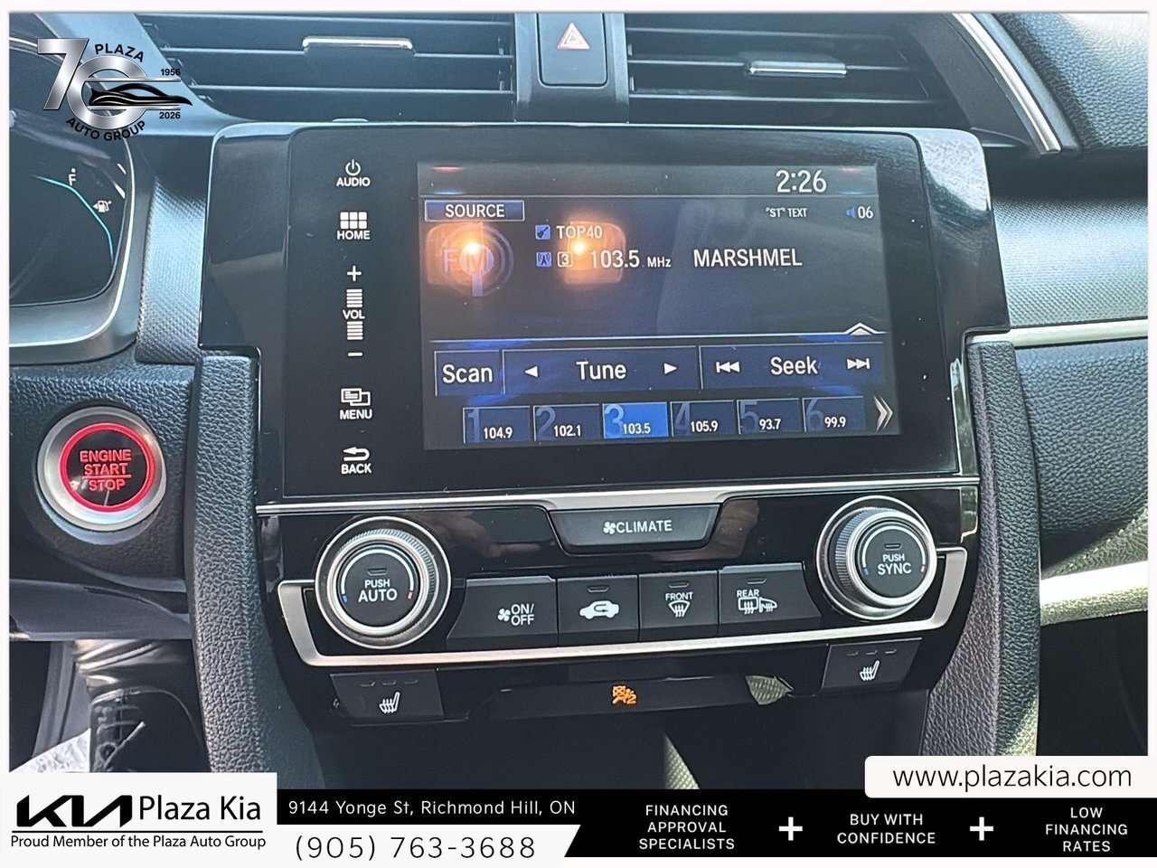 2016 Honda Civic 4dr CVT EX Photo
