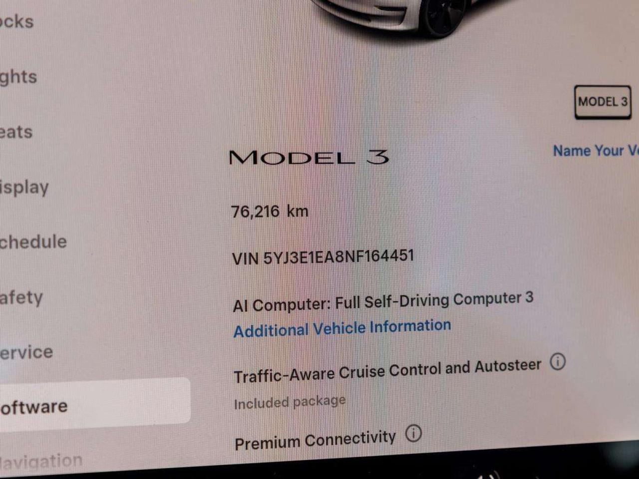 2022 Tesla Model 3 RWD Photo