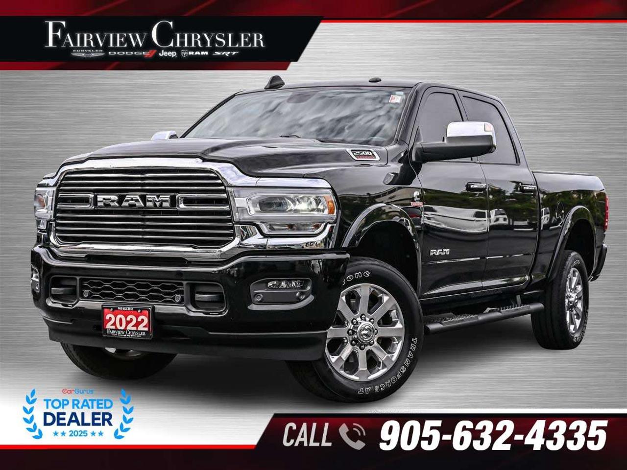 2022 RAM 2500 Laramie 4x4 Crew Cab 6'4 Box CUMMINS   LEATHER   NAV   HARMAN/KARDON   REMOTE TAILGATE   CARPLAY Photo0