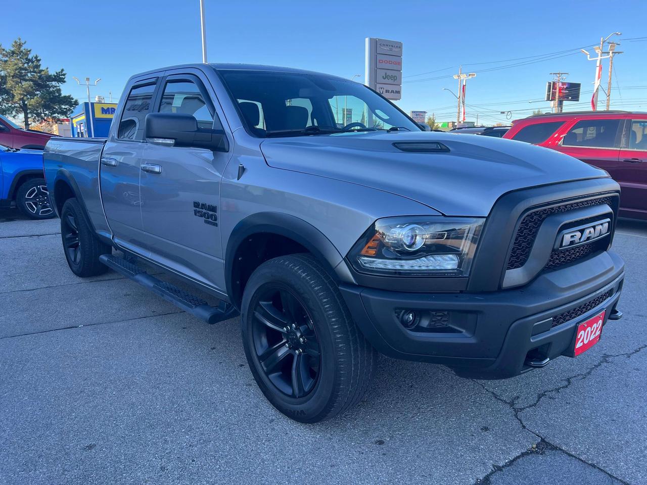 2022 RAM 1500 Warlock Quad 4x4 V6 *CARPLAY *PARKSENSE *SIDE STEP Photo2