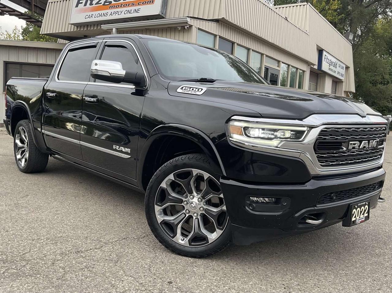 2022 RAM 1500 Limited Crew Cab SWB 4WD - LEATHER! NAV! BACK-UP CAM! BSM! PANO ROOF! Photo0