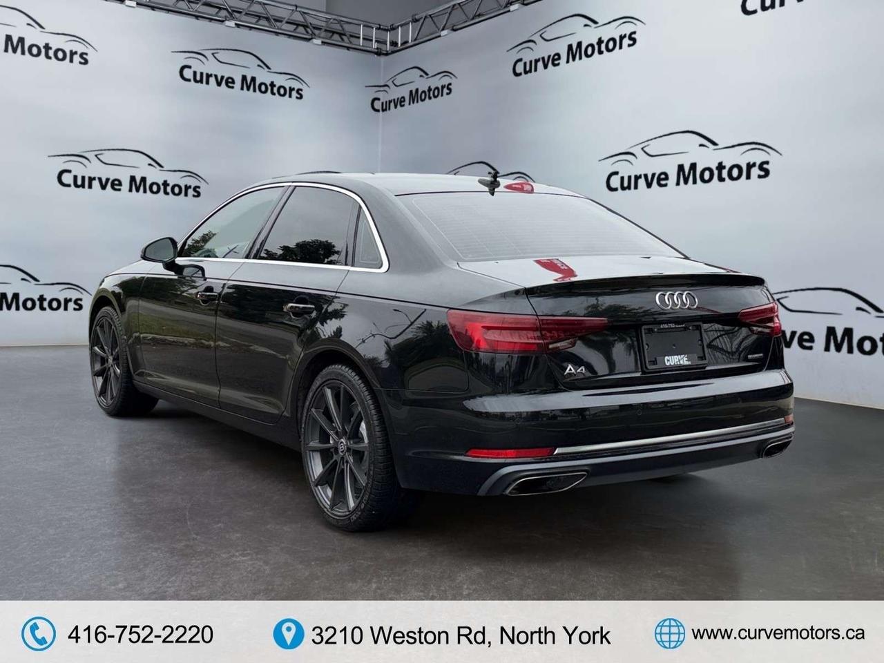 2019 Audi A4 Progressiv * CARPLAY / 360 CAMERA / BLIND SPOT / ROOF / BROWN INT Photo
