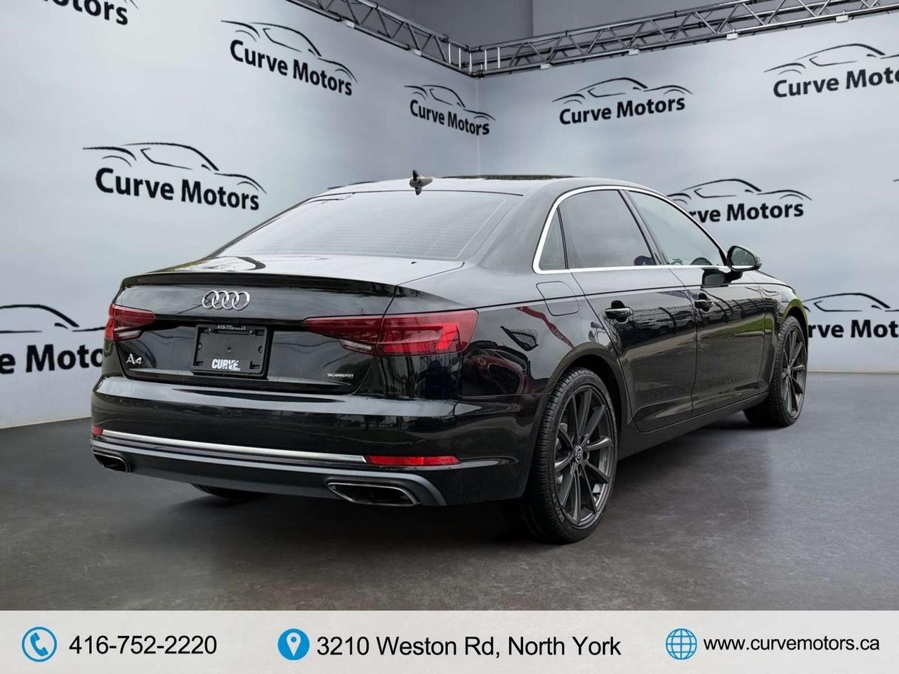 2019 Audi A4 Progressiv * CARPLAY / 360 CAMERA / BLIND SPOT / ROOF / BROWN INT Photo