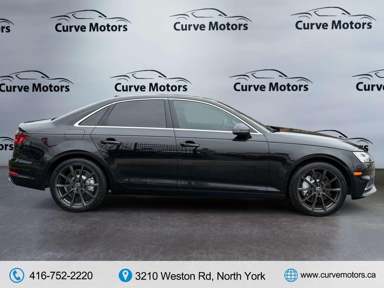 2019 Audi A4 Progressiv * CARPLAY / 360 CAMERA / BLIND SPOT / ROOF / BROWN INT Photo