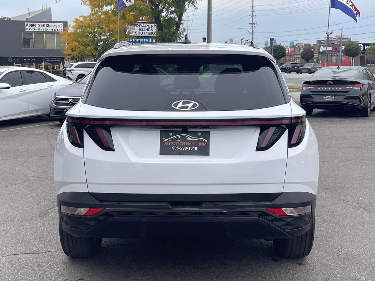 2023 Hyundai Tucson Preferred w/Trend Pkg AWD Pearl White    Leather   Pano Roof   Htd Steering Photo