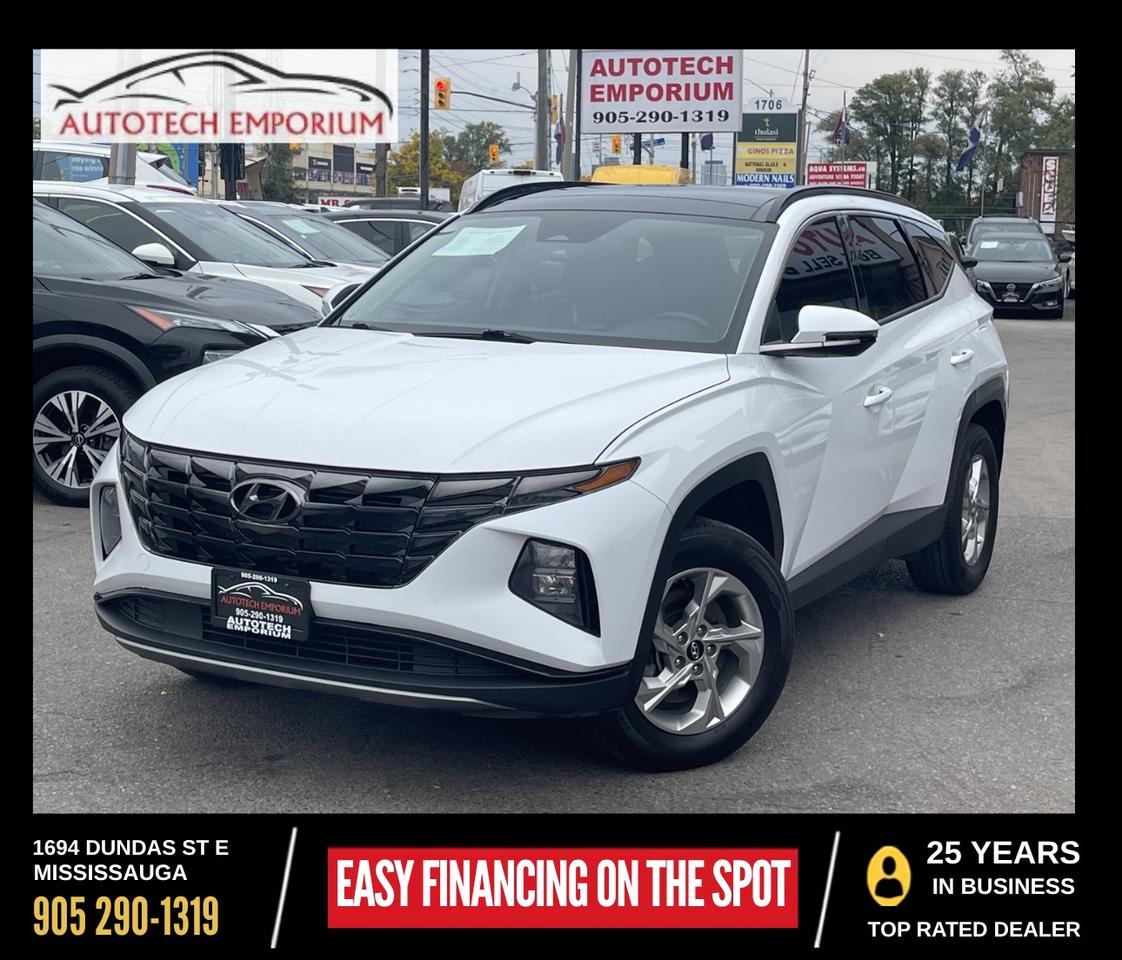 2023 Hyundai Tucson Preferred w/Trend Pkg AWD Pearl White    Leather   Pano Roof   Htd Steering Photo